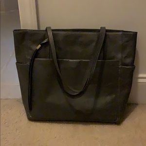 Grey Hobo Tote